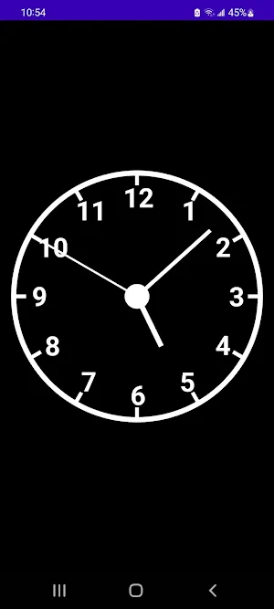 Just Clock - Large & Stays On Screenshot 0