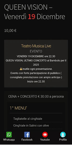 APP Bambolo Live Music Screenshot 1