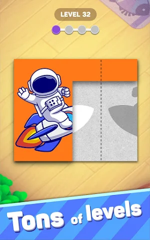 Paper Fold Puzzle: Easy Origami - Paper Folding Screenshot 2