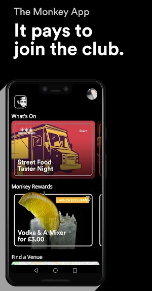 Monkey -  Food and drink deals Screenshot 1