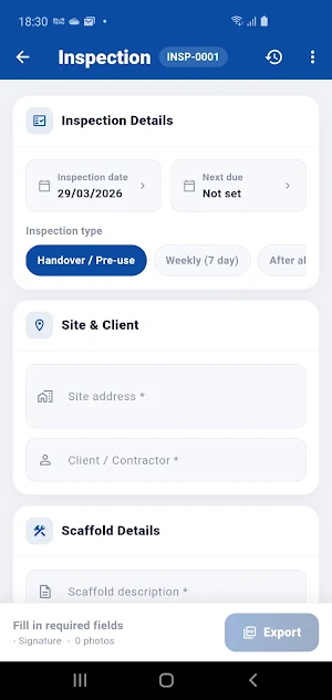 ScaffDocs Screenshot 0