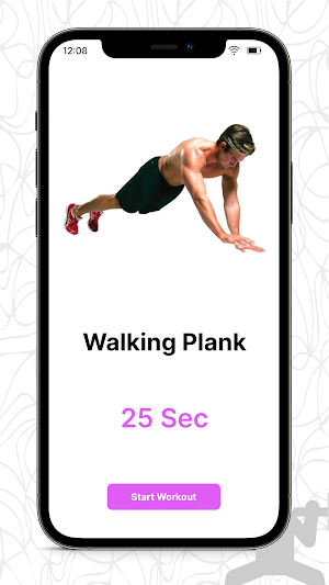 Chest Workout - No Equipment Screenshot 3