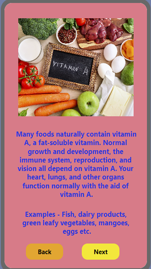 Healthy Vitamins App by Anisha Screenshot 2