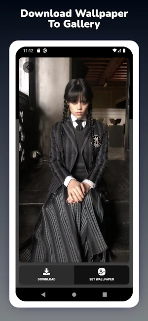 Wednesday Addams Wallpaper Screenshot 3