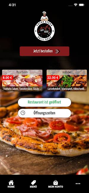 Papas kebab Grillhaus Screenshot 0