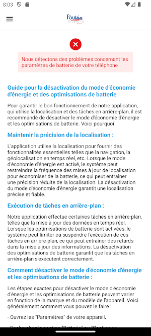 Foulée Blanche 2025 Screenshot 3