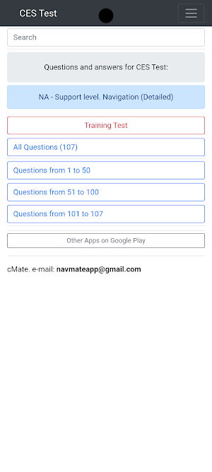 Navigation Support level CES Screenshot 0