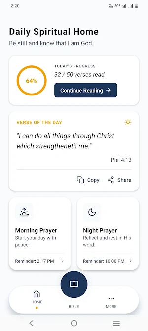 Holy Bible KJV - Daily Verse Screenshot 0