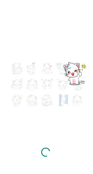 Cute Cat Stickers Screenshot 0