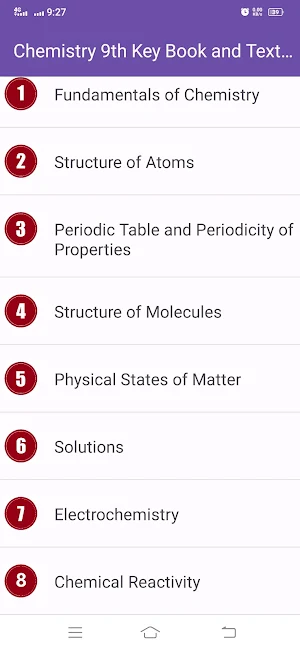 Chemistry 9th Key and Textbook Screenshot 2