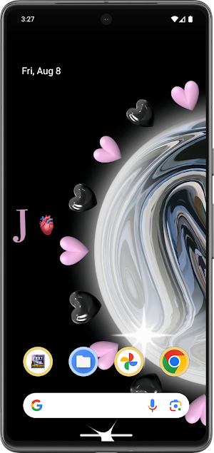 Text on Live Wallpaper Screenshot 1