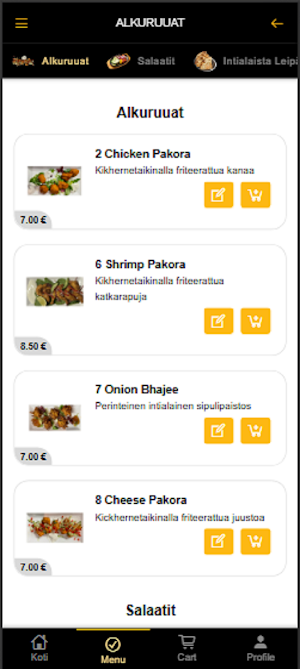 Ravintola Shalimar Screenshot 2