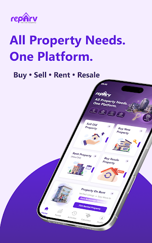 Reparv-Sell , Rent & Buy Home Screenshot 1