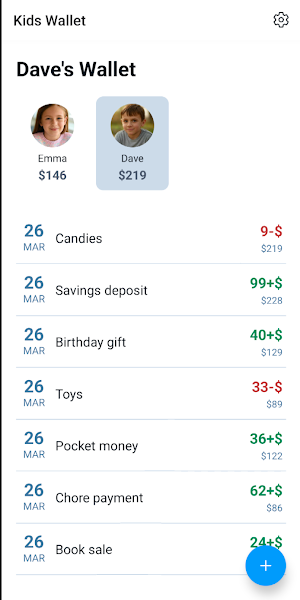Kids Wallet Screenshot 1
