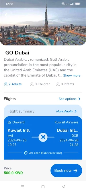 TravelKwt Screenshot 1