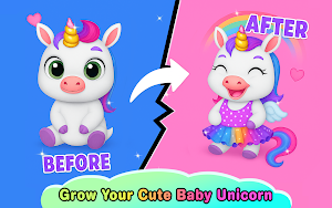 Baby Unicorn Pony Care Games Screenshot 0