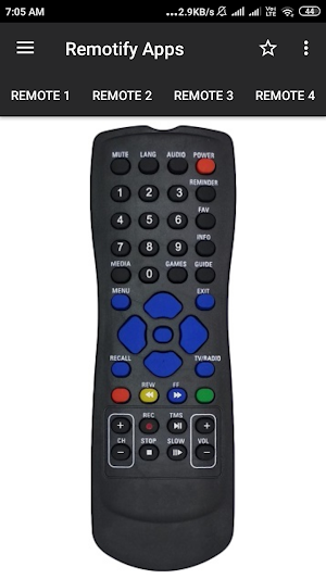 Sun Direct Remote Control (5 in 1) Screenshot 1