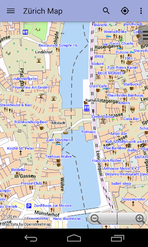 Zurich Offline City Map Screenshot 1