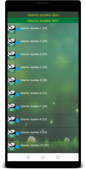 Islamic Studies Quiz Screenshot 1