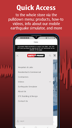 Earthquake Fastening Shop Screenshot 1