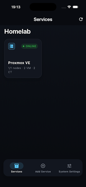 pve client Screenshot 3