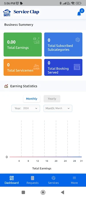 Service Clap Partner Screenshot 1