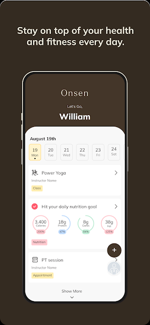 Onsen Personal Training Screenshot 1