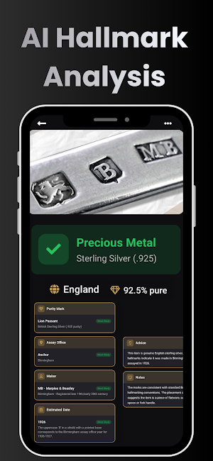 Silver Hallmark Identifier Screenshot 1