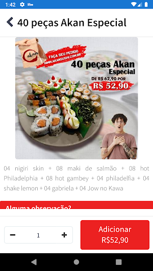 Akan Sushi Fabriciano Screenshot 1
