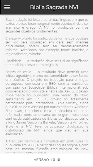 Bíblia Sagrada NVI - V1 Screenshot 0