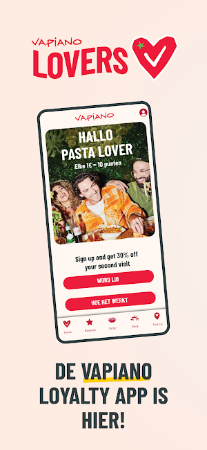 Vapiano Lovers Netherlands Screenshot 0