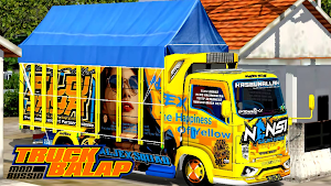 Mod Bussid Truck Balap Screenshot 0