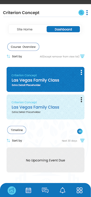 Criterion Concepts LMS Screenshot 1