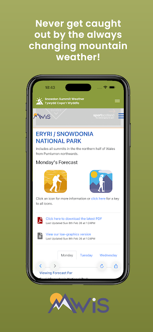 Snowdon Summit Weather Screenshot 3