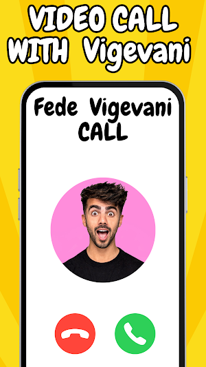 Fede Vigevani Fake video Call Screenshot 2