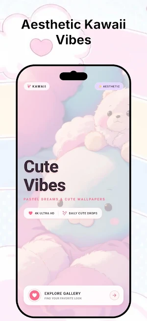 Kawaii Aesthetic Wallpaper Screenshot 0