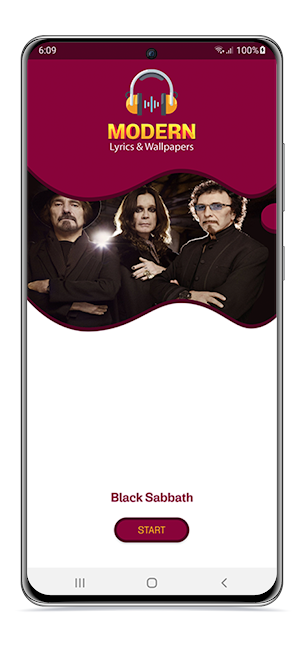 Black Sabbath Lyrics Wallpaper Screenshot 0