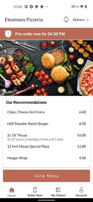 Elevenses Pizzeria Screenshot 1