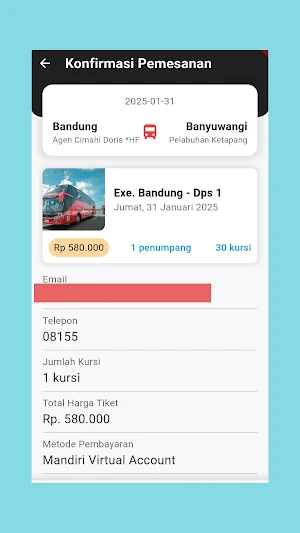 Tiketing Gunung Harta Screenshot 3