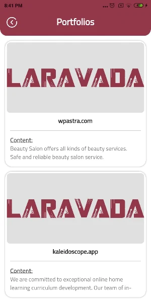 LaravadaV2 Screenshot 3