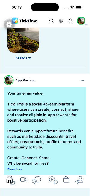 TickTime Social Screenshot 0