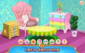 Princess Room Cleanup-Wash, Clean, Color by Number Screenshot 2