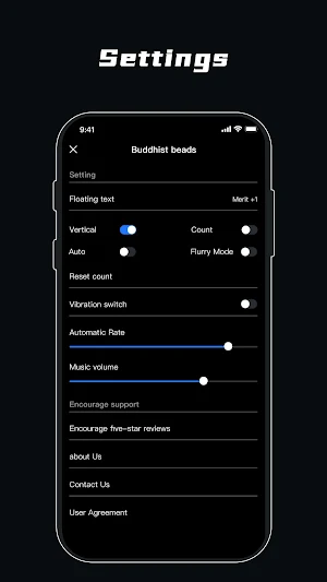 Electronic Buddhist beads Screenshot 2