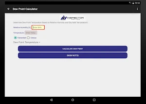 Crawl Space EMC Calculator Screenshot 3