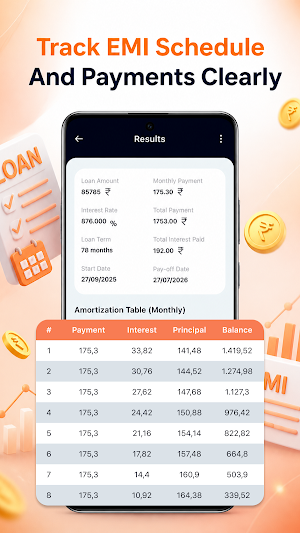 Loan EMI Calculator Screenshot 3