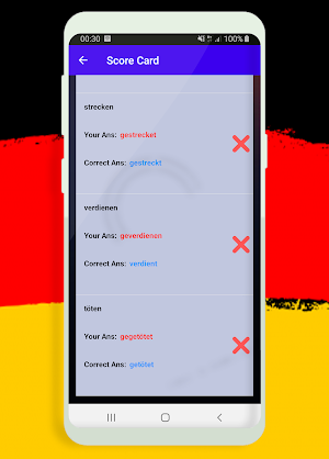 Test Präteritum und Perfekt Screenshot 3