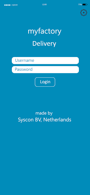 myfactory Delivery by syscon Screenshot 0