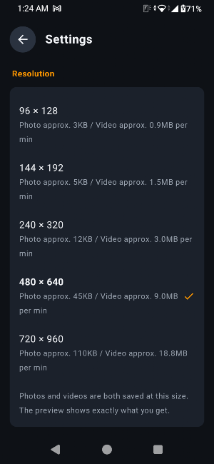 Low Quality Camera: Tiny Files Screenshot 3