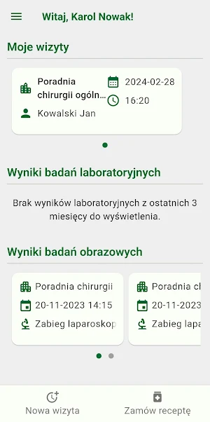 Globiana - portal pacjenta Screenshot 1