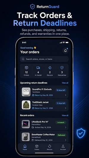 ReturnGuard: Order Tracker Screenshot 0